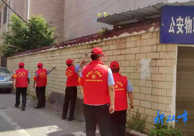 創(chuàng)文進(jìn)行時 | 推進(jìn)創(chuàng)文，雙峰公安全力以赴，助力建筑物清潔服務(wù)